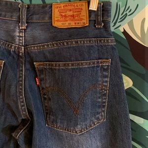 Levi’s 507 button fly jeans